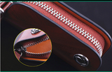 Elegant Wood Texture Car Key Pouch
