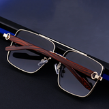 Wood Tone Luxe Sunglasses