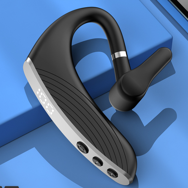 Comfort Fit Long Battery Ear-hook Headset With Display