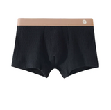 Grid Pattern Ice Silk Boxer Briefs  ( Set of 03 )