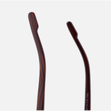 Wood Tone Luxe Sunglasses