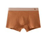 Grid Pattern Ice Silk Boxer Briefs  ( Set of 03 )