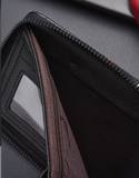 Men’s Short Zipper Wallet with Large Capacity