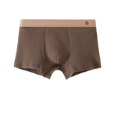 Grid Pattern Ice Silk Boxer Briefs  ( Set of 03 )