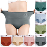 High Waisted Solid Color Comfortable Underwear (Set of 3)