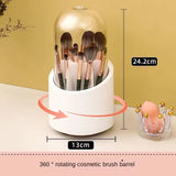 360 Degree Rotating Base Makeup Brush organizer