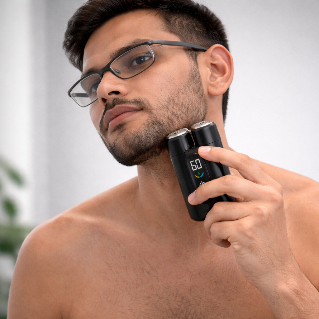 Portable Double Head Electric Shaver