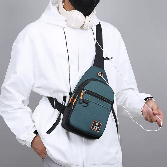 Urban Style Letter Pattern Shoulder Bag