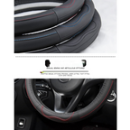 Luxury Genuine Leather Car Steering Cover