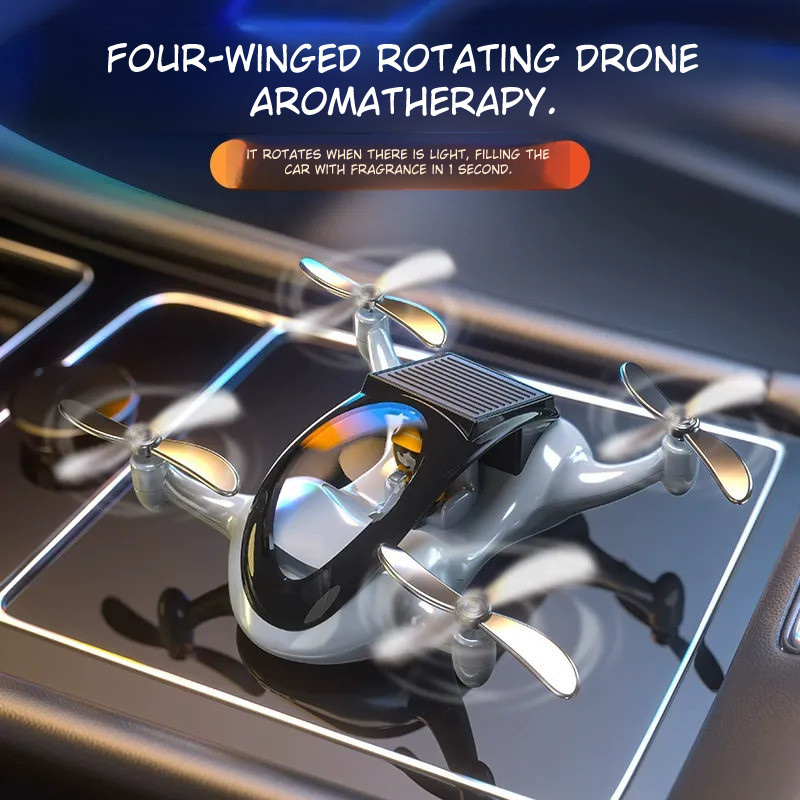 Rotating Solar Drone Car Fragrance
