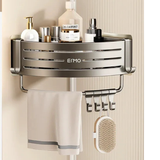 No-Drill Bathroom Storage Rack for Toilet