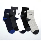 Men’s All-Season Polyester Mid-Tube Casual Socks(Set of 05)