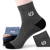 Men’s All-Season Polyester Mid-Tube Casual Socks(Set of 05)