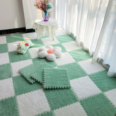 Soft Washable Foam Splicing Tiles Carpet ( Set of 12)