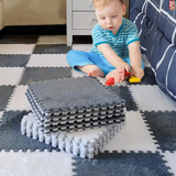 Soft Washable Foam Splicing Tiles Carpet ( Set of 12)