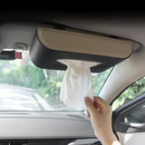Car Leather Tissue Box with Tissue