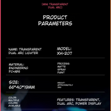 Windproof Digital Display Rechargeable Lighter