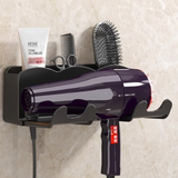 Multi-Functional Hair Dryer Storage Bracket