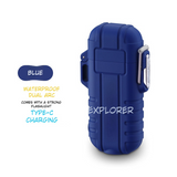 Multifunctional Waterproof Flashlight with Arc Lighter