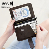 RFID Anti-Theft Soft Passport Bag