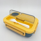 Heating Multi-Compartment Lunch Box With Fork Spoon