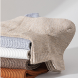 Antibacterial Seamless Pure Cotton Socks (Set of 5)