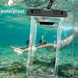 Waterproof Transparent Mobile Phone Bag/Black