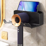 Multi-Functional Hair Dryer Storage Bracket
