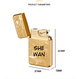 Ultra-Thin Windproof Metal Lighter