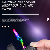 LED Dual Arc Flashlight Pocket Lighter