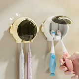 Astronaut Themed Wall-Mounted Toothbrush Holder
