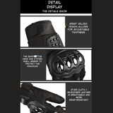 Stainless Steel Shell Motorbike Safety Gloves