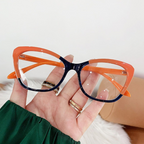 Trendy Color-Changing Cat-Eye Glasses - Tea Bean Flower