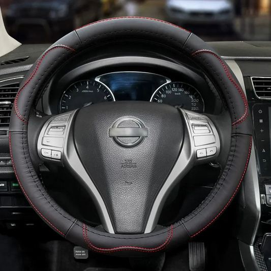 Luxury Genuine Leather Car Steering Cover