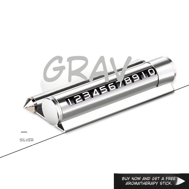 Four-in-One Car Metal Safety Hammer & Number Plate