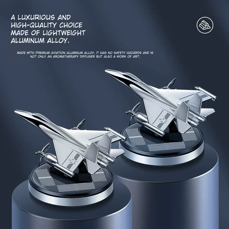 Solar Rotating Aircraft Car Aroma Diffuser
