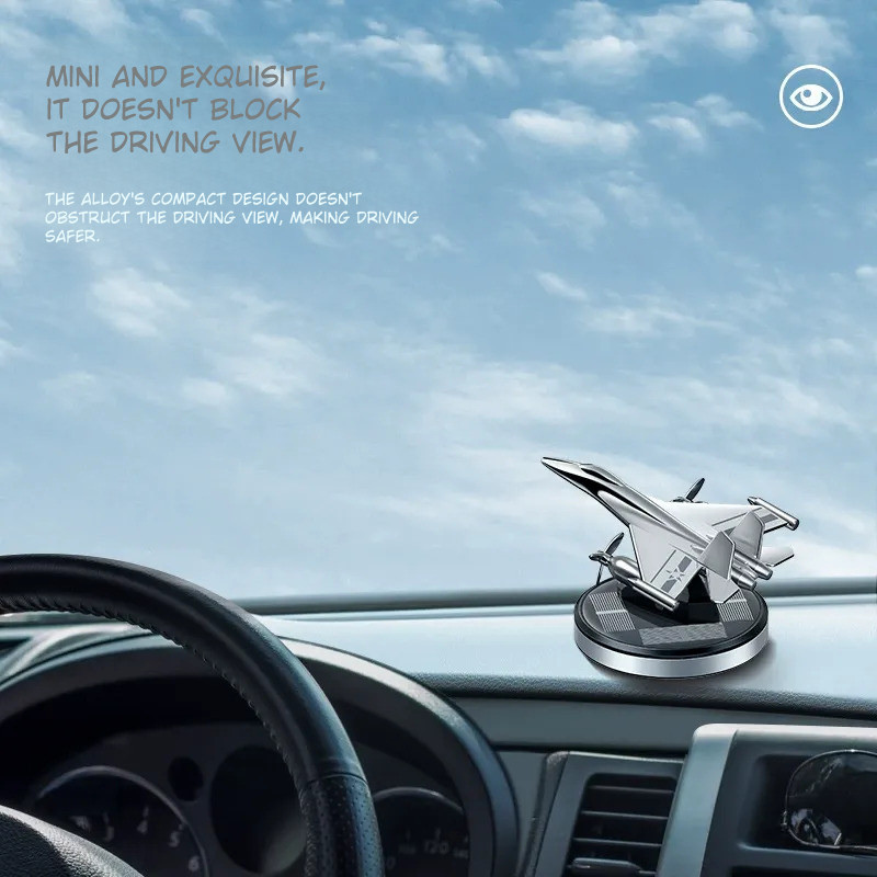 Solar Rotating Aircraft Car Aroma Diffuser