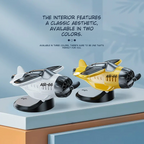Premium Solar Fighter Plane Car Toys