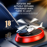 Rotating Fighter Jet Car Fragrance Decor