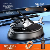 Rotating Fighter Jet Car Fragrance Decor