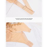 European Style Lace Bra -Apricot