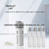 Portable  Multi-Use 4-in-1 Liquid Containers