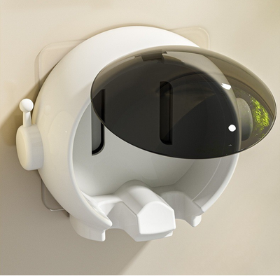Astronaut Themed Wall-Mounted Toothbrush Holder
