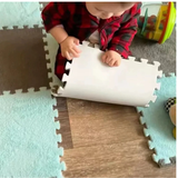 Soft Washable Foam Splicing Tiles Carpet ( Set of 12)