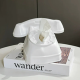 Vintage Telephone Inspired Tissue Box