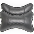 PU Leather Car Headrest Pillow ( Set Of 02 )