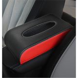 Car Leather Tissue Box with Tissue