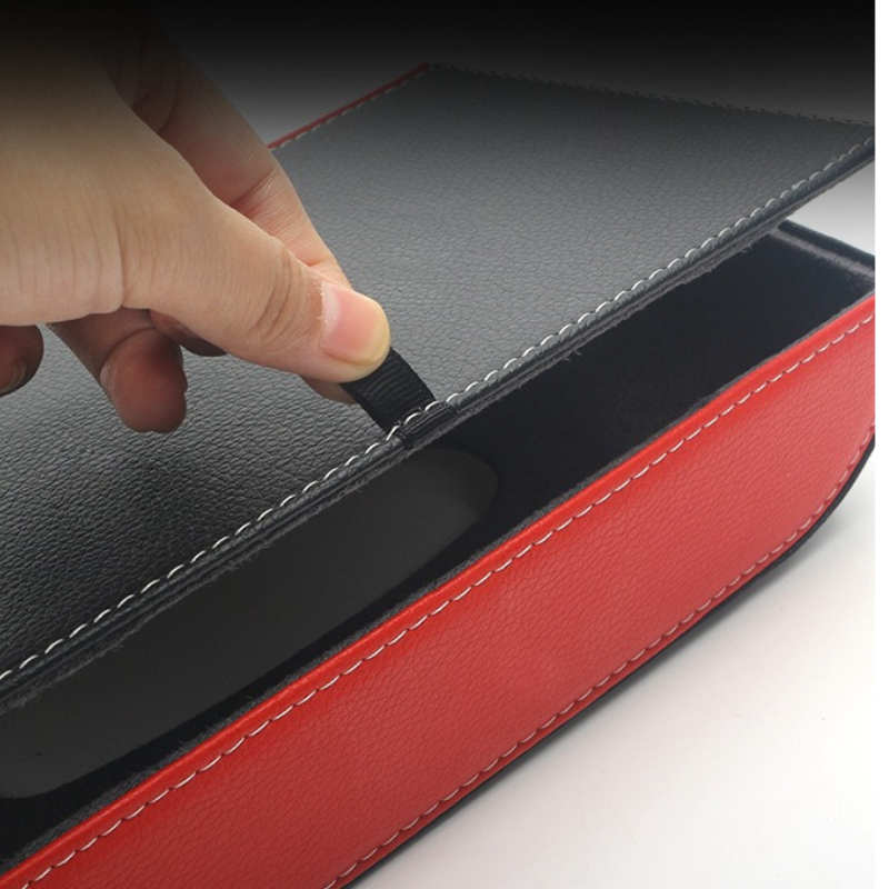 Car Leather Tissue Box with Tissue