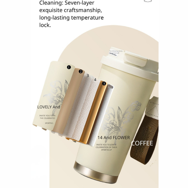 Premium 316 Stainless Steel Coffee Cup