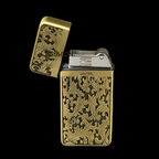 Thin Classic Open Flame Wheel Lighter